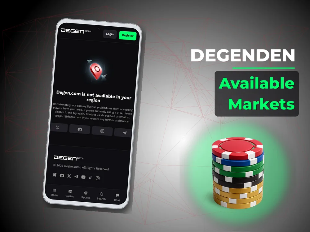 Degenden - Available Markets