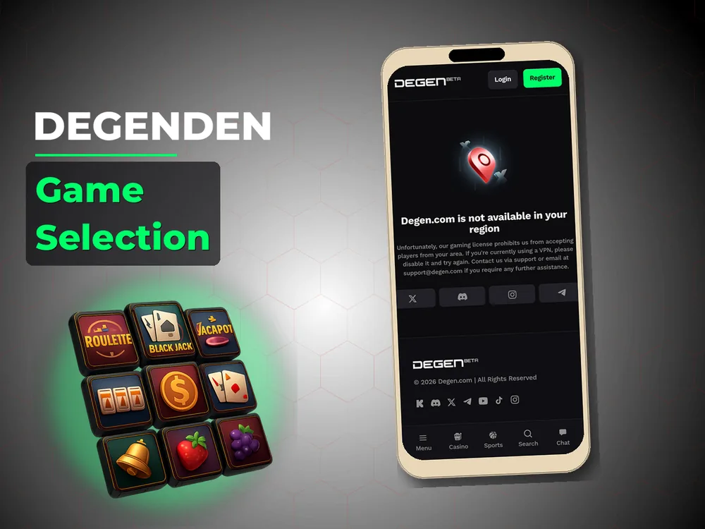 Degenden - Game Selection