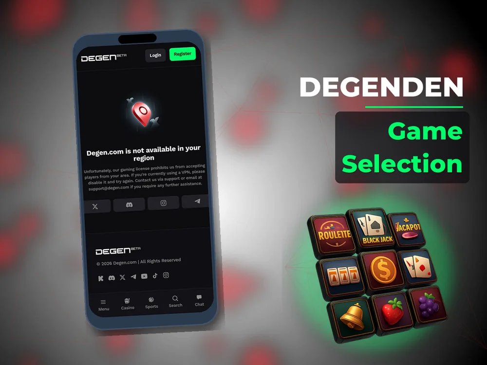 Degenden - Game Selection