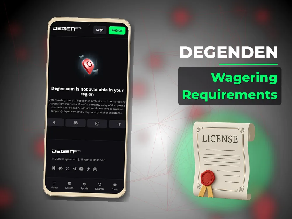 Degenden - Wagering Requirements