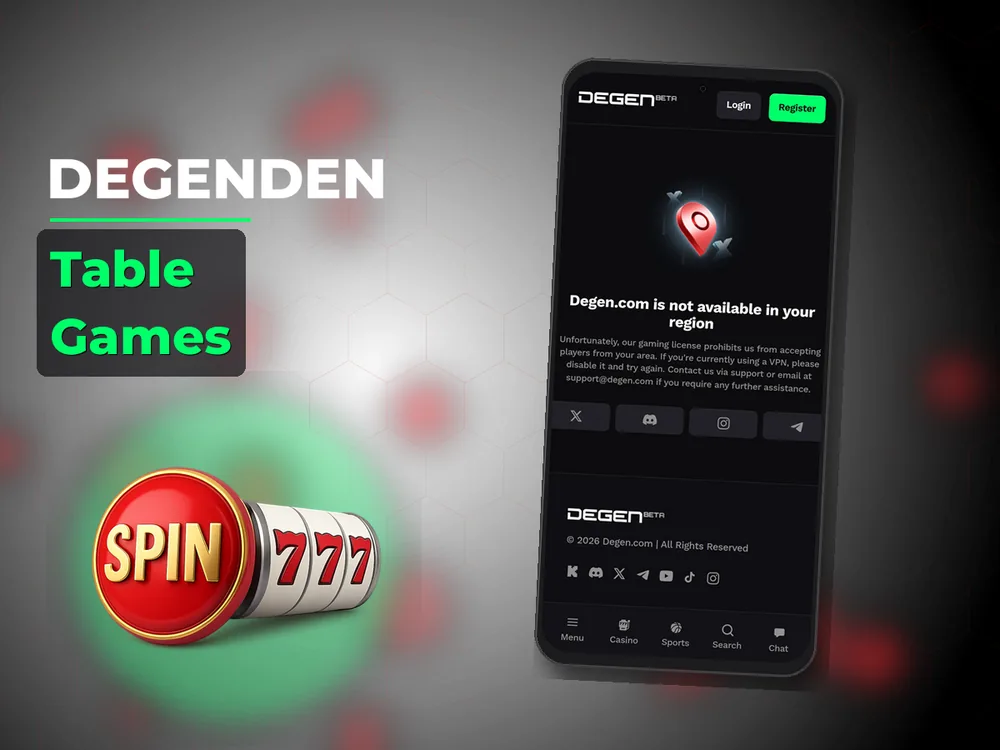 Degenden - Table Games